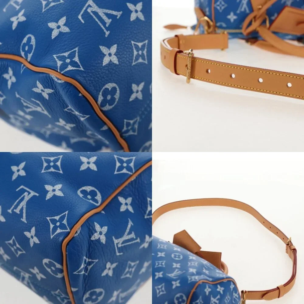 LOUIS VUITTON Monogram Speedy P9 Bandouliere 25 Bag Blue M24424 LV Auth 139046SM - Picture 15 of 15